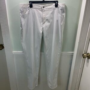 Peter Millar EB66 Men's Crisp White Slim Jeans